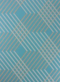 Tapete Petipa von Osborne & Little - Turquoise