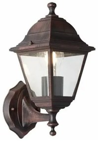 Lampada da Parete Brilliant Nissie Esterno Nero arrugginito E27 60 W