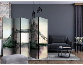 Paravento  Victorian Tower Bridge II [Room Dividers]  Colore ---, Dimensioni e Misure 225x172