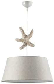 Lampadario Country charm Lampadario Country charm Stellina E27 bianco paralume bianco E27