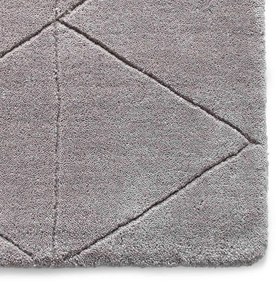 Tappeto di lana grigio, 150 x 230 cm Kasbah - Think Rugs