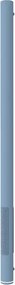 Termoarredo elettrico a secco DE'LONGHI Roll con funzione di soffiaggio 500 W blu L 9 x H 195 x P 9 cm