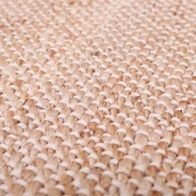 Tappeto marrone in iuta tessuto a mano 110x170 cm Lenny – Nattiot