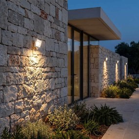 Faro LED 20W IP65 in Alluminio Bianco con OSRAM chip LED Colore Bianco Caldo 3.000K