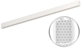 Plafoniera Lineare LED 40W 120cm, UGR11 con driver Philips Bianca o nera Colore Bianco Variabile CCT, Colore del corpo Bianco