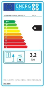 Stufa Laser Zibro Elettronica A Combustibile Liquido 3,2 kW Portatile LC 32 Toyotomi