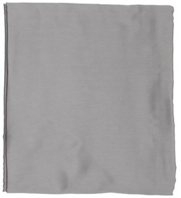 Lenzuolo grigio scuro in cotone sateen elasticizzato 140x200 cm - Mijolnir