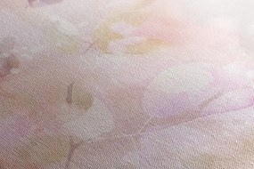 Quadro su tela – Foglie pastello
