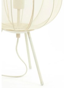 Lampada da tavolo color crema (altezza 60 cm) Plumeria - Light &amp; Living