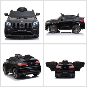 Macchina Elettrica per Bambini 12V con Licenza Mercedes GLA 45 AMG Nera...
