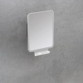 WENKO 22693100 - Specchio cosmetico VACUUM-LOC QUADRO ED 14x19,5 cm cromo lucido