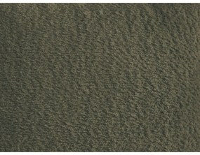 Divano angolare color kaki allungabile/con contenitore (con penisola a sinistra/con chaise lounge) con rivestimento in bouclé Roxelane – Bobochic Paris