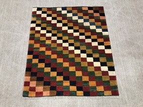 Gabbeh Tappeto 120x100 (Iran) Annodato A Mano