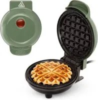 Mini piastra waffle 12 cm verde