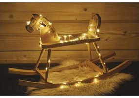 Catena LED da esterno natalizia 40xLED/9m IP44 bianco caldo