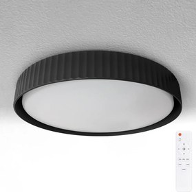 Brilagi - Plafoniera LED dimmerabile LUCIA LED/48W/230V Ø 41 cm nera + telecomando