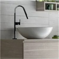 Lavabo da appoggio in ceramica pot bianco lucido