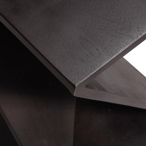 Tavolino in acacia massiccia 41x41 cm Ikem – WOOOD