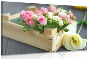 Stampa su tela – Composizione floreale delicata