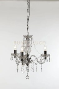 Lampadario classico 3 luci trasparente lüster r11073000