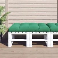 Cuscino per Pallet Verde 120x80x12 cm in Tessuto 314417