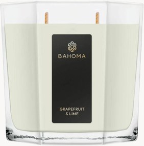 Candela profumata fatta a mano a due stoppini Pearl (pompelmo, lime)