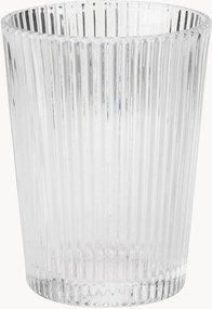 Set di 6 bicchieri con rilievo Pilastro