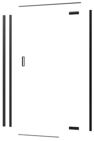 Kit di installazione telaio e ferramenta per cabine doccia ad apertura girevole Neo L 120 x H 200 x P 120 cm laccato opaco