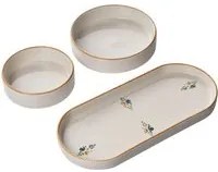 Servizio 14 piatti in ceramica decorata