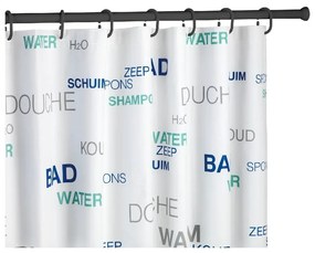 Asta telescopica nera per tenda da doccia, lunghezza 110 - 185 cm - Wenko