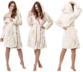 Accappatoio Jordan Ecru Pink L