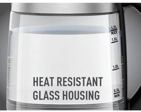 Tefal - Bollitore GLASS 1,7 l  2200W/230V cromo