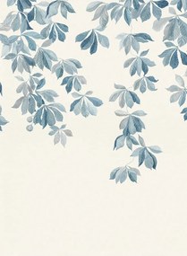 Sandberg Carta da parati panoramica Kastanjen - Soft Blue