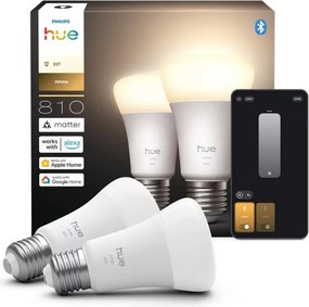 Confezione da 2 lampadine LED dimmerabili Philips Hue WHITE E27/7W/230V 2700K