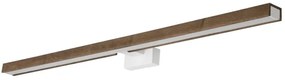 Brilagi-Illuminazione a LED per specchi da bagno WOODY MIRROR LED/15W/230V IP44 quercia/bianco