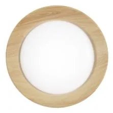 Plafoniera led arka bianca/legno 23w 3300lm cct 3000-4000-6500k 40x...