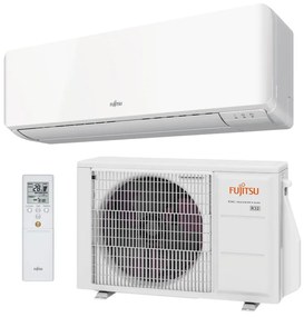 Condizionatore a muro monosplit inverter FUJITSU KM large 24000 BTU classe raffreddamento A++, classe di riscaldamento A+, bianco