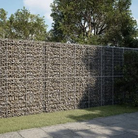 Cesto Gabbione Con Copertura 350x100x200 Cm İn Ferro Zincato /
