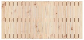 Testiera da parete 127,5x3x60 cm in legno massello di pino