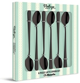 Amefa: Posate Acciaio Nere - Austin Vintage - Set 6pz Cucchiai da