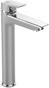 Rubinetto per lavabo getto laminare cristallino Ceramix cromo lucido IDEAL STANDARD H 30.1 cm