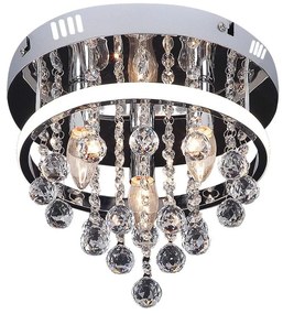 Rabalux 2236 - Plafoniera in cristallo PALLAS LED/20W/230V + 3xE14/40W