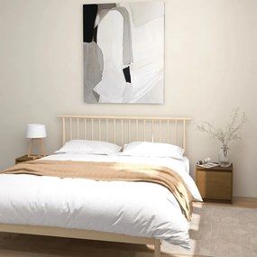 Comodini 2 Pz Ambra 40x30,5x40 Cm İn Legno Massello Di Pino /