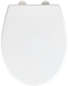 WENKO 24571100-WC sedile per WC VORNO NEO 46x37 cm bianco/argento