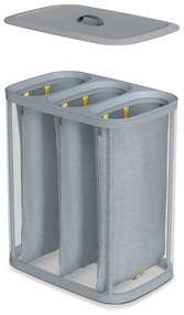 Cesto portabiancheria in tessuto grigio 90 l Tota Trio - Joseph Joseph