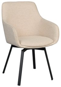 Set di sedie da pranzo beige in imbottito 2 pz Alison – Rowico