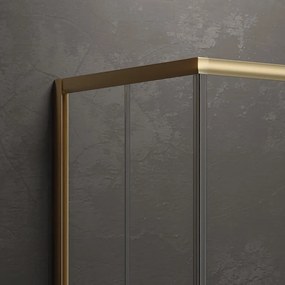 Box doccia oro satinato 70x140 doppio scorrevole | KE-1000G - KAMALU