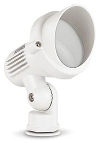 Piantana Moderna Da Esterno Terra Alluminio Bianco 1 Luce Gu10