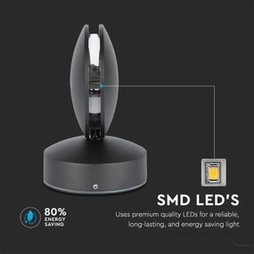 Applique a LED da esterno LED/7W/230V 4000K IP65 nero