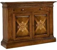 Madia credenza in legno 2 porte bassano intarsiata l.151 p.54 h.122